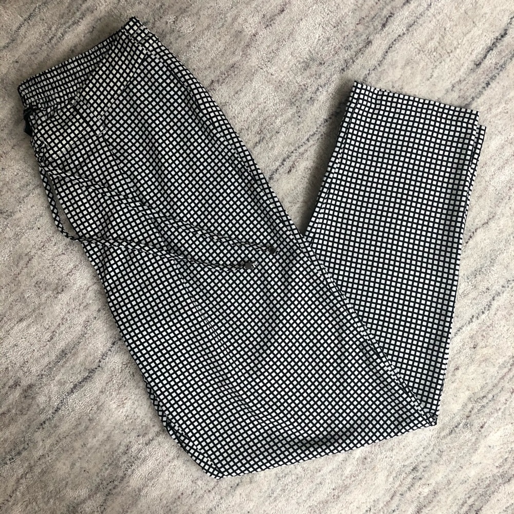 Harlowe & Graham Checkered Trousers